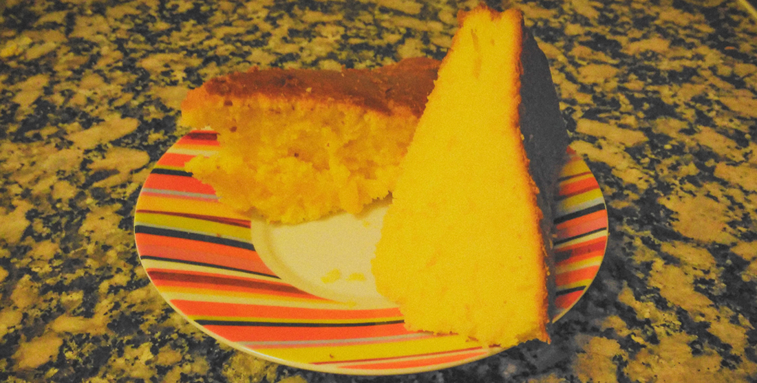 bolo de laranja vegan