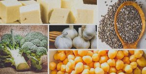 Principais fontes de cálcio em alimentos vegetais